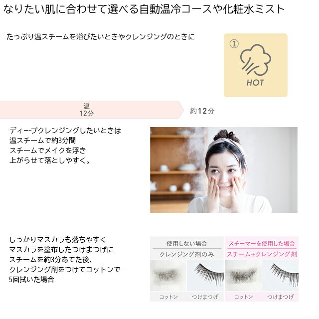 パナソニック スチーマー ナノケア EH-SA0B-N うるおい素肌【美顔器具