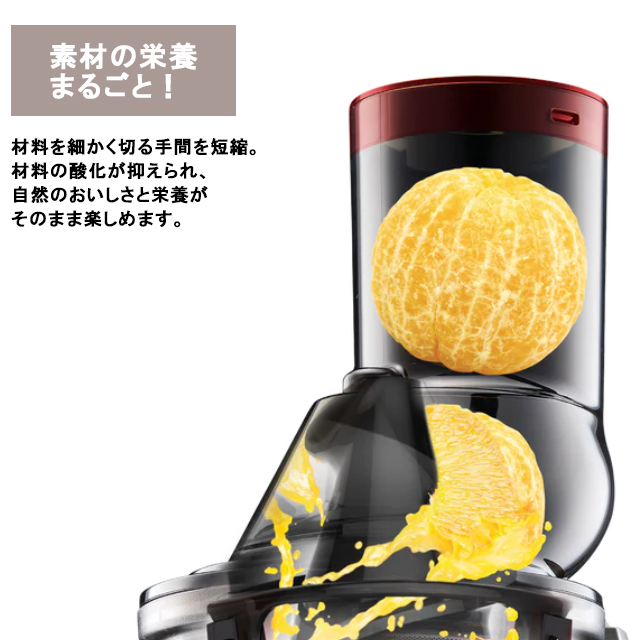 Kuvings（クビンス） 【クビンス正規品】低速ジューサー ホールスロー