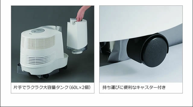KAZ 加湿器 大容量 業務用 気化式加湿器 KCM-6013A 広さ42畳まで