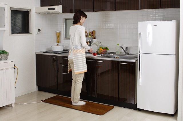 Sugibo ホットキッチンマット 45×130cm 日本製 フローリングタイプ