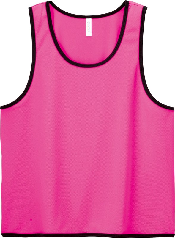 PUMA ピンク メッシュウェア XXL/XL　ビブス　ゼッケン ビブス 無地 スタッフ ゼッケン ナンバー ドライメッシュ DRY uv 吸汗