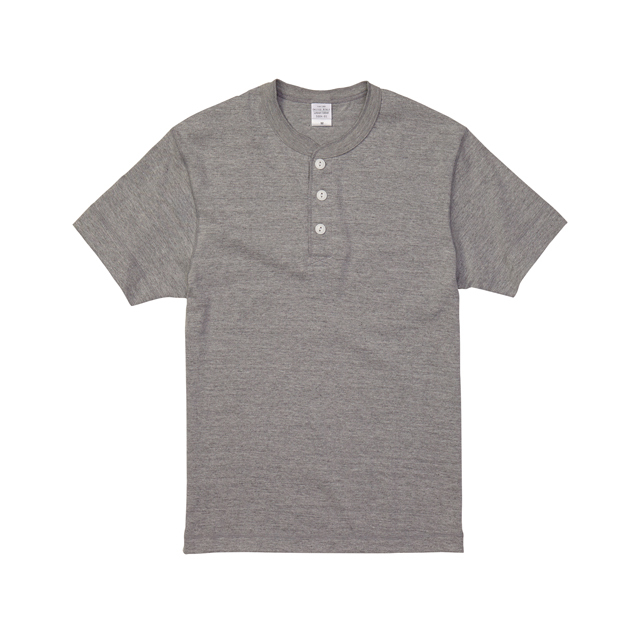 ヘンリーネック ティーシャツ メンズ tシャツ Tシャツ 無地 白