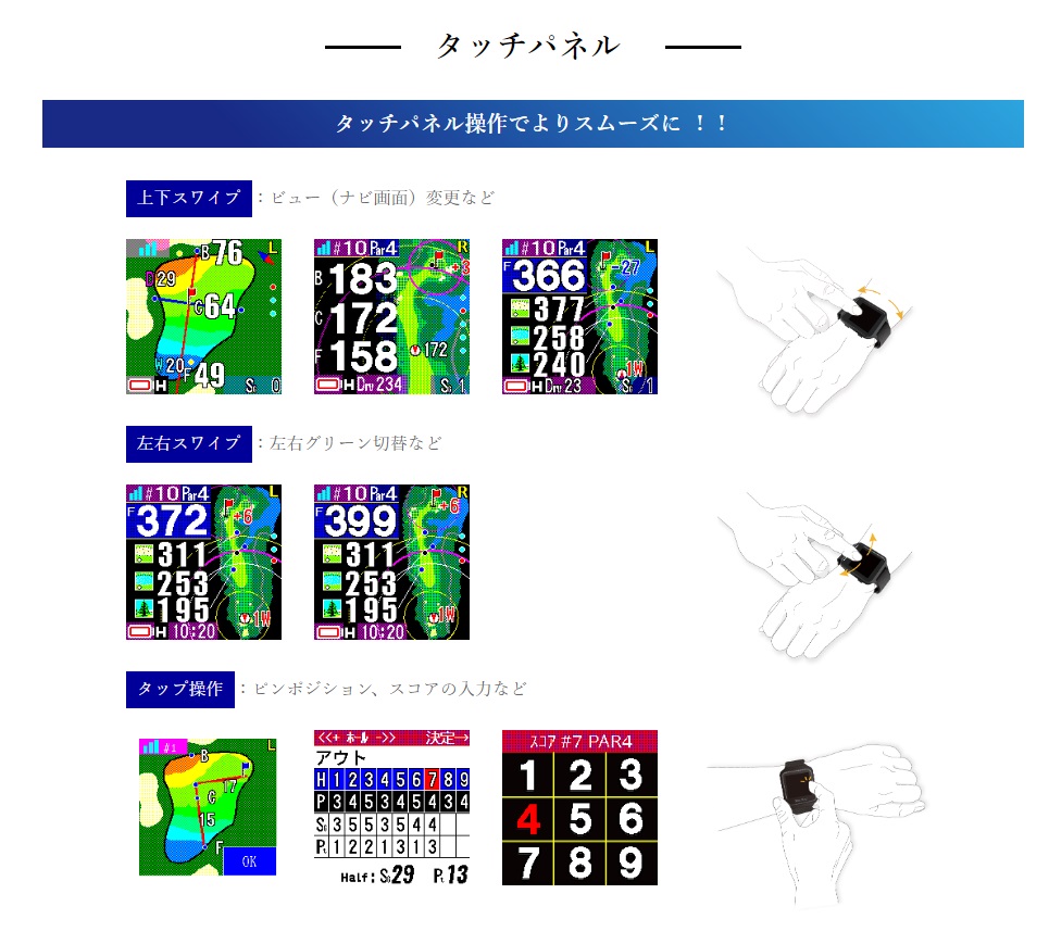 ゴルフボール付】ShotNavi ショットナビ AIR EX エアー 腕時計型 GPS