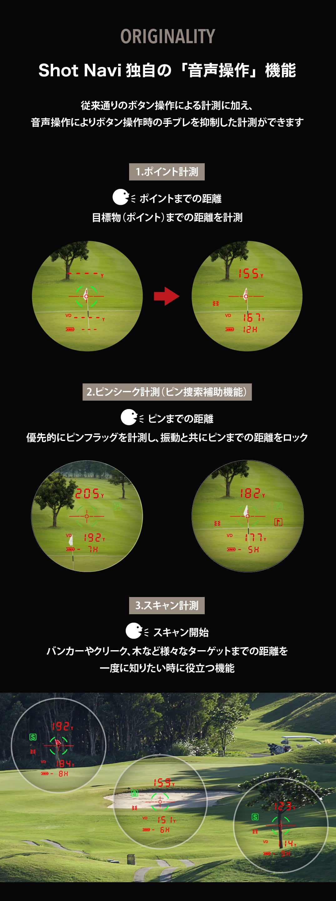 ShotNavi（ショットナビ） Voice Laser GR Leo ボイスレーザー GRレオ