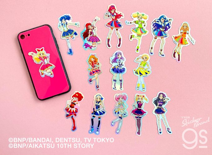 アイカツ！ ホログラムステッカー 氷上スミレ アイドル アニメ