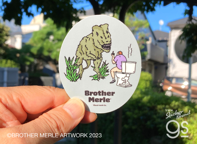 全4種セット BROTHER MERLE ダイカットステッカー ブランド
