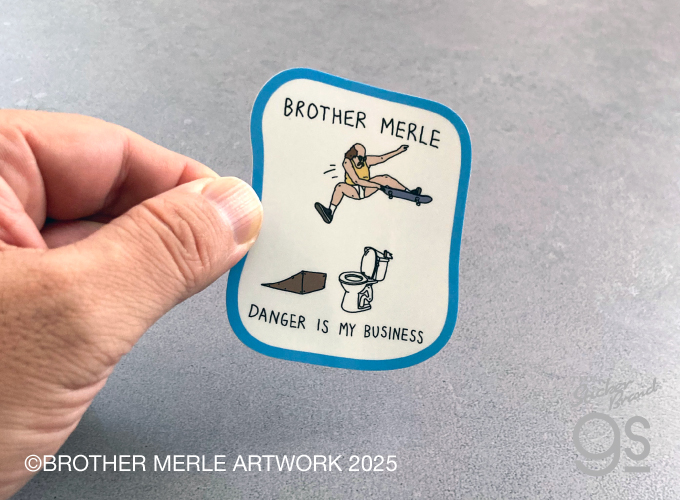 BROTHER MERLE ダイカットステッカー BENICACA ブラザーマール