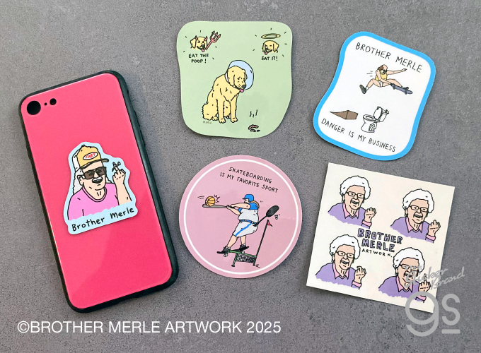 BROTHER MERLE ダイカットステッカー BENICACA ブラザーマール