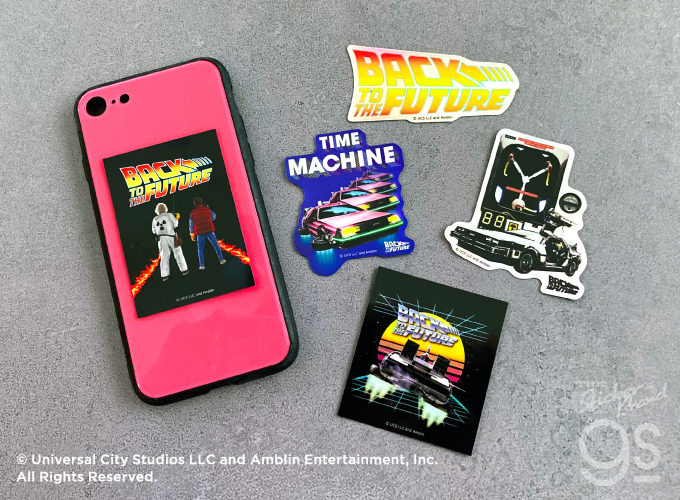 BTTF ホログラムステッカー ロゴ バック・トゥ・ザ・フューチャー BACK