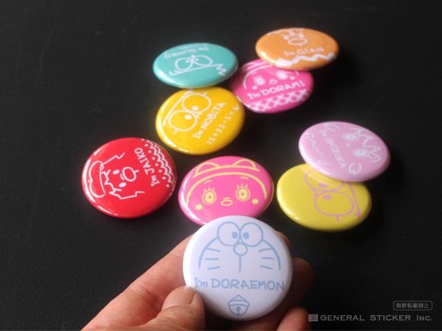 ドラえもん 缶バッジ 38mm I'm DORAEMON アイムドラえもん