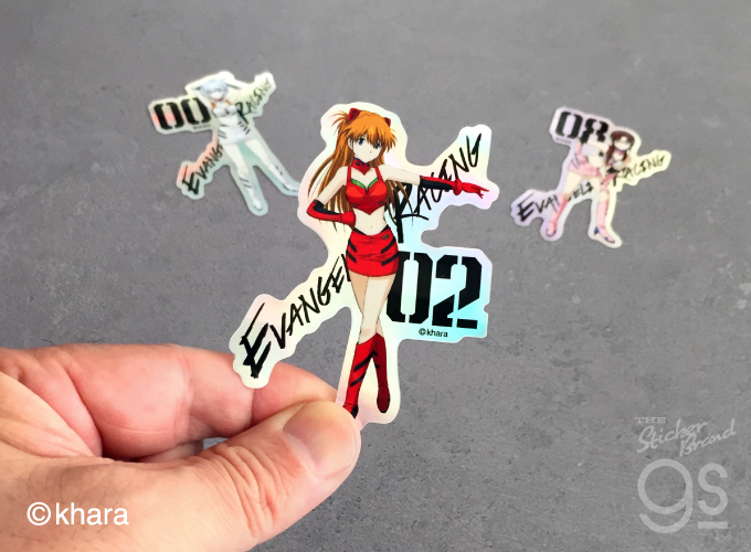 8種セット エヴァンゲリオンレーシング ホログラムステッカー