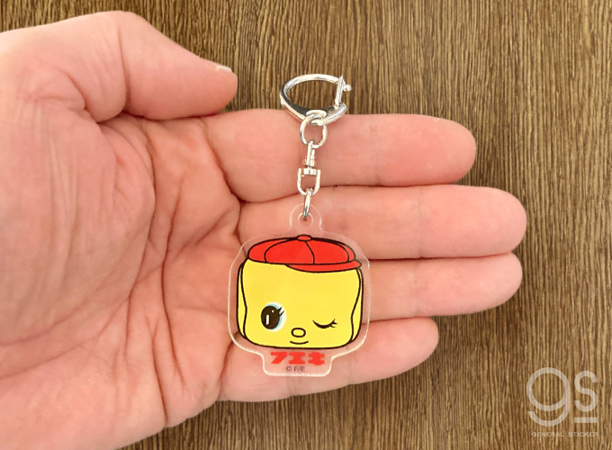 フエキノリ アクリルキーホルダー 後ろ フエキくん ロングセラー 文具