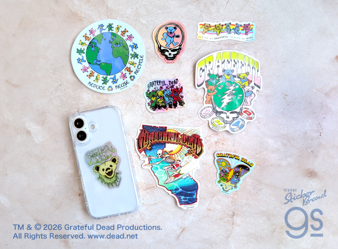 GRATEFUL DEAD ホログラムステッカー Garden Boot Bears グレイトフル