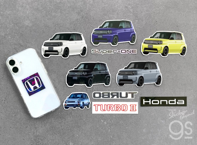Honda クリアステッカー TURBO II 車 自動車 透明 コレクション スマホ