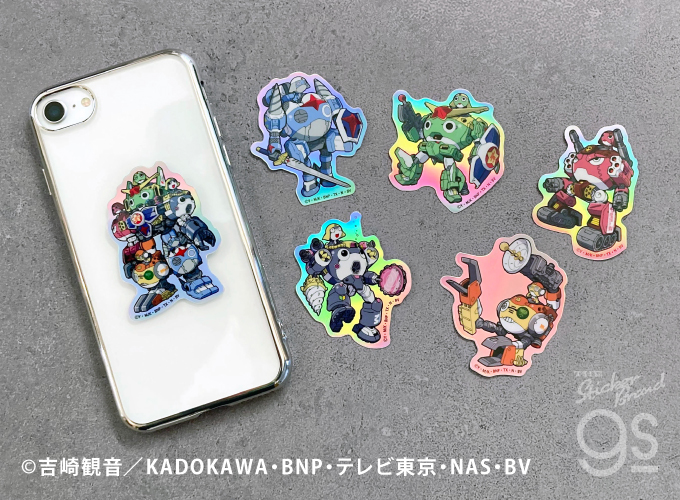全6種セット ケロロ軍曹 ホログラムステッカー まとめ買い アニメ 漫画