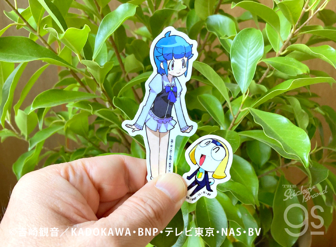 ケロロ軍曹 ステッカー2枚セット タママ二等兵＆西澤桃華 アニメ