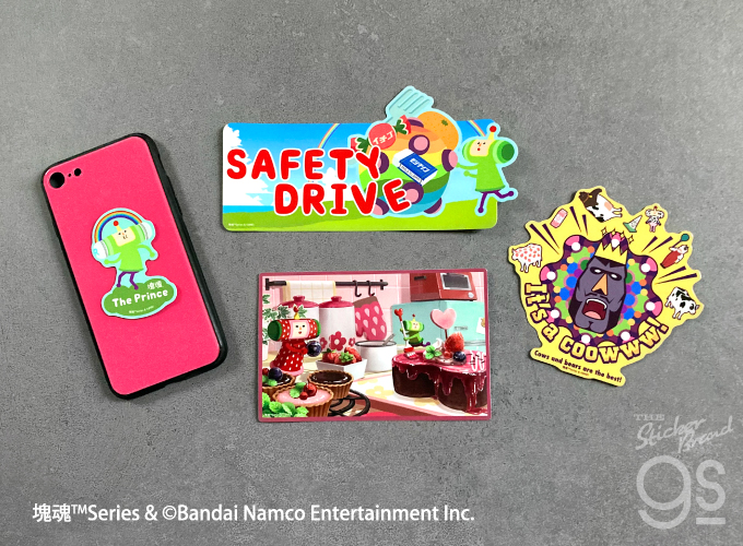 塊魂 ビッグサイズステッカー SAFETY DRIVE ゲーム 車 ワンス・アポン