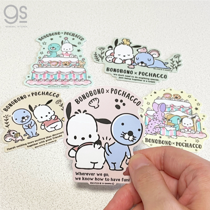 楽天市場】サンリオキャラクターズ コラボ ステッカー ゆるっと