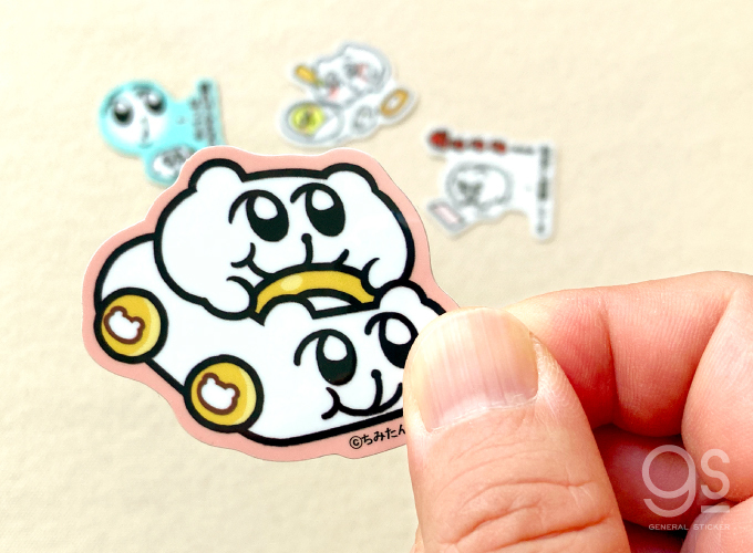全6種セット ちみたん ミニステッカー キャラクターステッカー Twitter