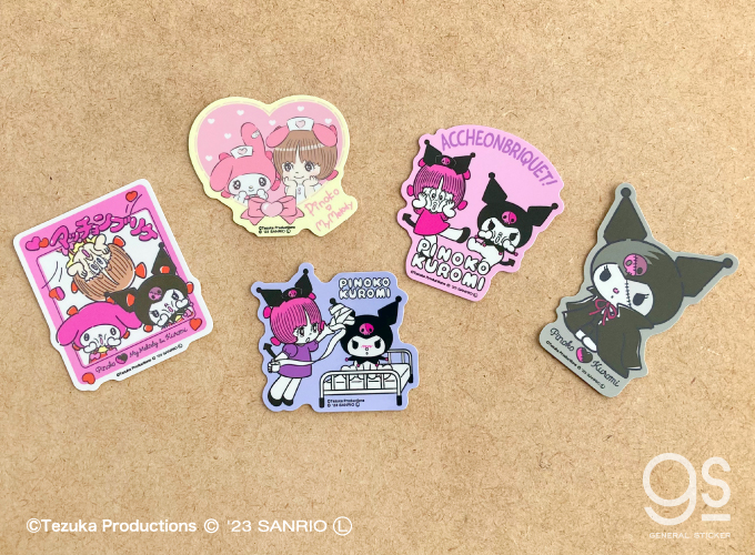 メロクロ×ピノコ ダイカットステッカー ピノコ×クロミ キャラクター