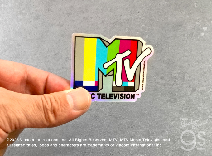 MTV ホログラムステッカー04 ロゴ ミュージック 音楽 アメリカ スマホ