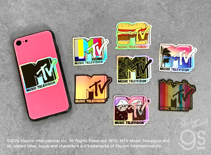 MTV ホログラムステッカー04 ロゴ ミュージック 音楽 アメリカ スマホ