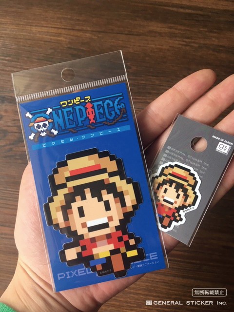 ピクセルワンピース ステッカー エース ノーマルサイズ OPX026 ONE