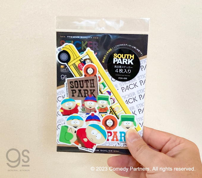 4枚セット SOUTH PARK ステッカーパック サウスパーク アメリカ トレイ