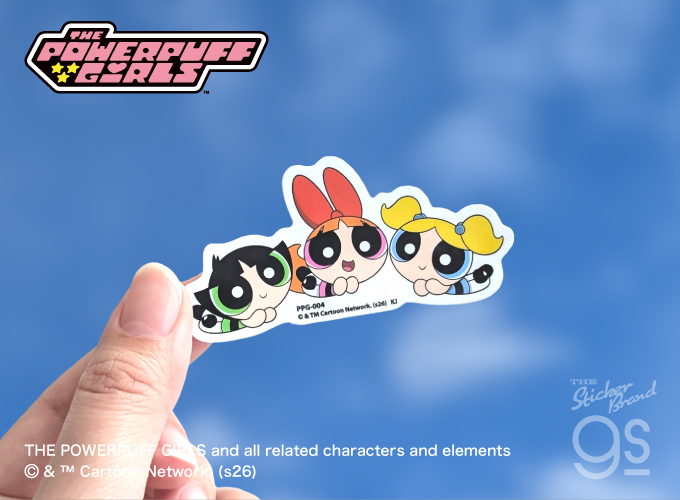 パワーパフ ガールズ ダイカットミニステッカー バターカップ パワパフ