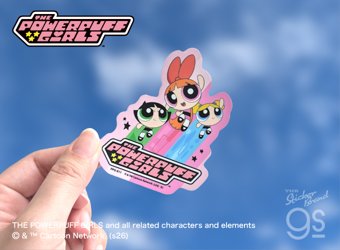 5種セット パワーパフ ガールズ ダイカットステッカー パワパフ