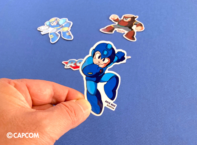 10種セット ロックマン ダイカットステッカー ゲーム CAPCOM カプコン