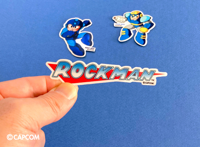 10種セット ロックマン ダイカットステッカー ゲーム CAPCOM カプコン