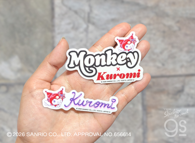 7枚セット Monkey×KUROMI ステッカー サンリオ クロミ sanrio コラボ
