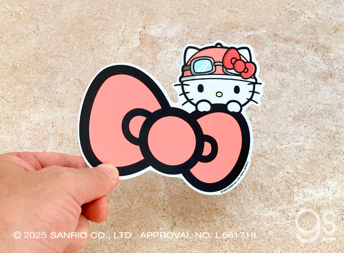 メリゴ ステッカー ３枚セット 3枚セット Super Cub×サンリオキャラクターズ ビッグステッカーセット