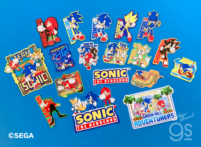 人気特価 全3種セット ソニック ビッグサイズステッカー セガ Sonic アイドル