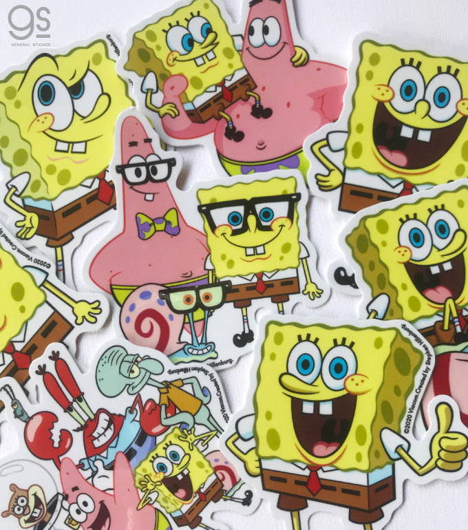 全8種セット スポンジ ボブ キャラクターステッカー まとめ買い アメリカ アニメ Spongebob ダイカットステッカー Sposet01 Gs 公式グッズ Spo Set01 ゼネラルステッカー 通販 Yahoo ショッピング