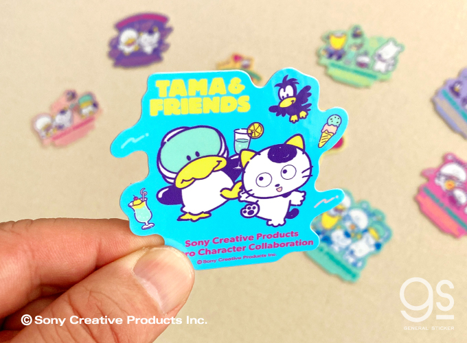 タマ＆フレンズ ダイカットステッカー 集合 コラボ タマフレ