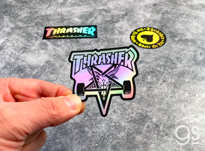 THRASHER ホログラムステッカー SKATE GOAT スラッシャー ロゴ