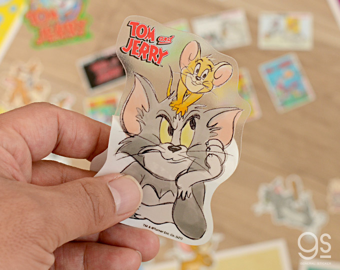 トムとジェリー 透明ステッカー キック キャラクターステッカー アメリカ アニメ Tom And Jerry 人気 かわいい Tj032 Gs 公式グッズ Tj 032 ゼネラルステッカー 通販 Yahoo ショッピング