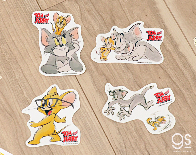 トムとジェリー 透明ステッカー キック キャラクターステッカー アメリカ アニメ Tom And Jerry 人気 かわいい Tj032 Gs 公式グッズ Tj 032 ゼネラルステッカー 通販 Yahoo ショッピング