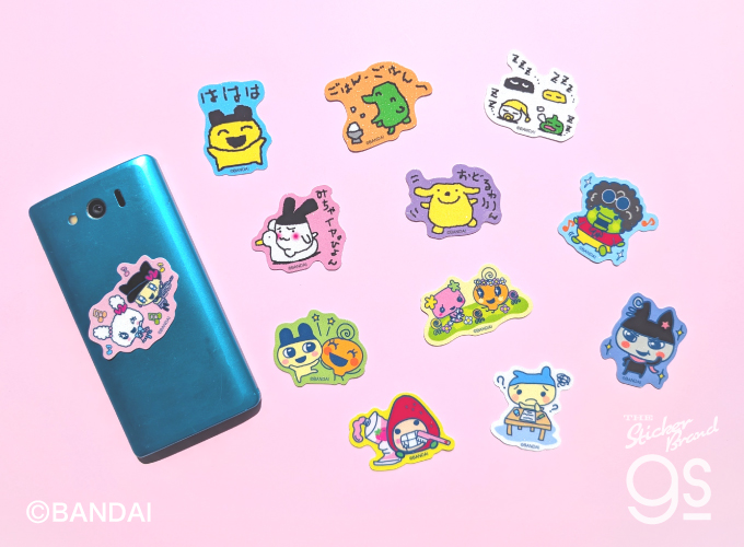 たまごっち グリッターミニステッカー ラブリっち＆メロディっち