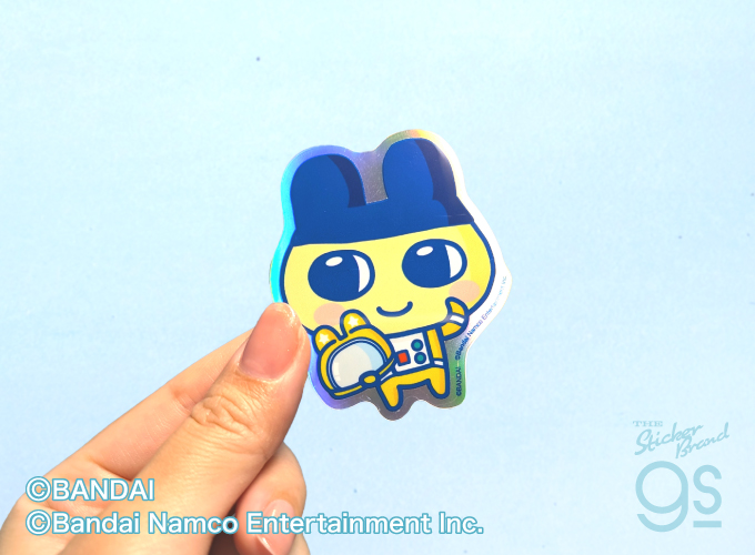 青いキャラクターホログラムシール2枚セット　未使用 　わど 青いキャラクターホログラムシール2枚セット 未使用 わど 青い