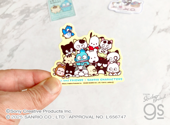 タマ＆フレンズ×サンリオキャラクターズ ステッカー 集合02 sanrio