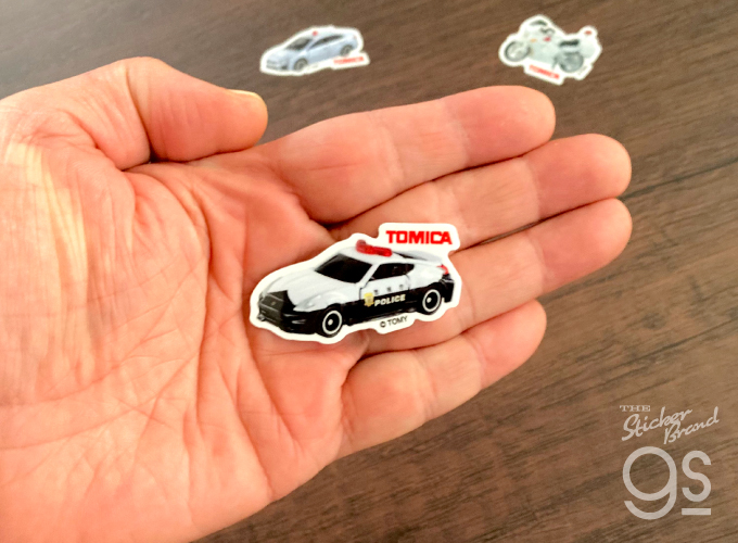 くるまステッカー屋さん専用カーズ トミカ まとめ売り⁠ 3枚セット トミカ ステッカーパックミニ パトロールカーセット TOMICA