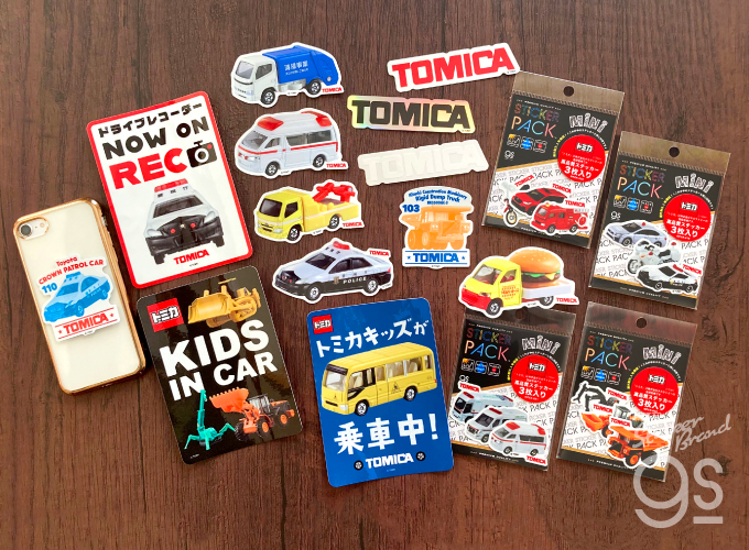 トミカ ホログラムステッカー 英文トミカロゴ TOMICA 車 働く乗り物