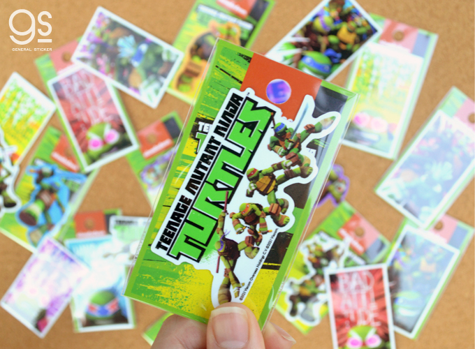 全6種セット ミュータント・タートルズ キャラクターステッカー CG