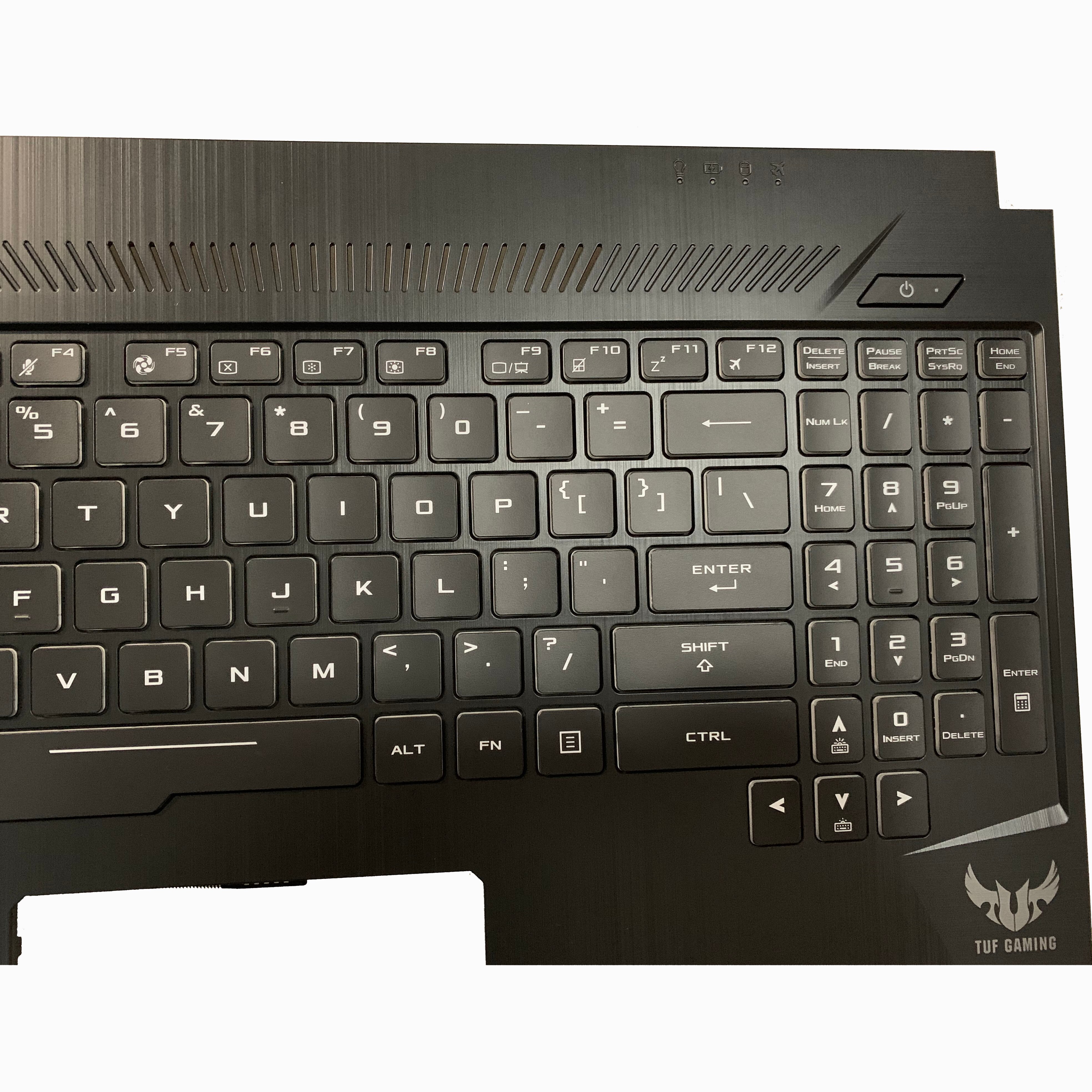 Asus tuf Gaming fx505 fx505d fx505dt palmrest with バックライトキーボード90nr02n1-r30us0