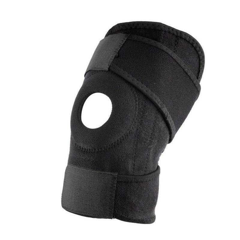  膝サポーター スポーツ 膝保護 2枚入り 通気性 伸縮性 ブラック L