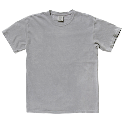 FACT COMFORT COLORS XL グレー Tシャツ COMFORT COLORS（コンフォートカラーズ） 後染め 半袖 Tシャツ 6.1oz 6