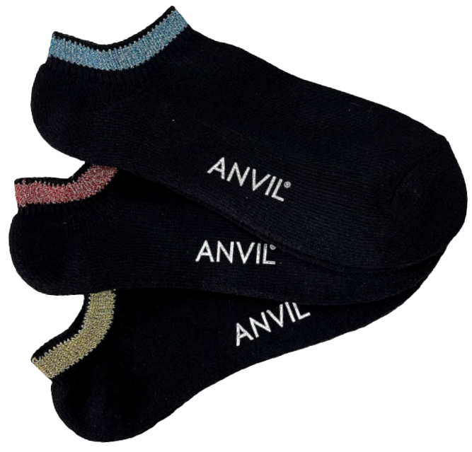 anvil（アンビル） アンヴィル ショートソックス 3足セット アンクル